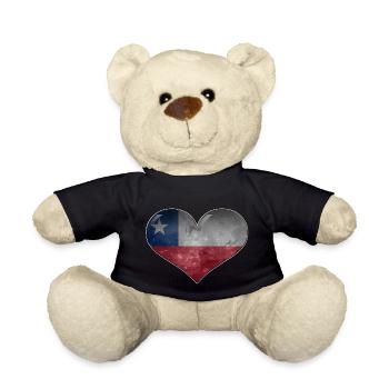Chile-Herz - Teddy - Schwarz - Vorne