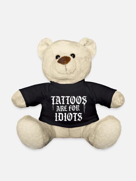 Tattoos are for Idiots Tattoofrei Reinhäuter Ink - Teddy - Schwarz