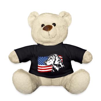 ALPINE DACHSBRACKE Amérique Flag Dog Wilsigns - Nounours - noir - Devant