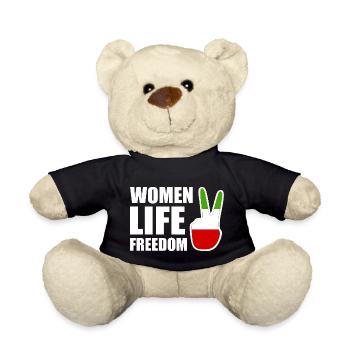 Women life freedom - Teddy Bear - black - Front