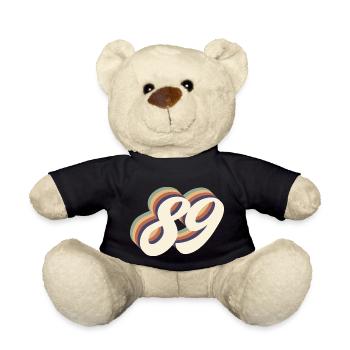 89th anniversary vintage - Teddy Bear - black - Front