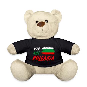 Nous sommes le drapeau de la Bulgarie - Nounours - noir - Devant