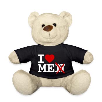 I love me - Teddy Bear - black - Front