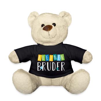 kleiner Bruder - süße Monster - Teddy - Schwarz - Vorne