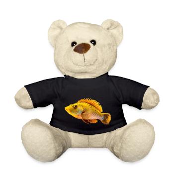 The leopard coral fish has poisonous spines - Teddy Bear - black - Front