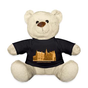 Aurich, Landschaftshaus, East Frisia, Lower Saxony - Teddy Bear - black - Front