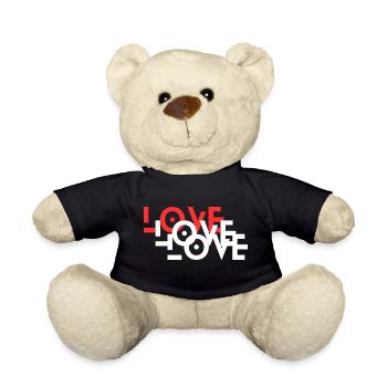 love - Teddy - Schwarz - Vorne