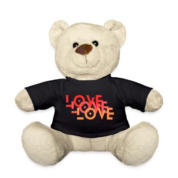 love - Teddy - Schwarz - Vorne