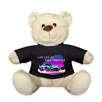 Plein gaz - Nounours - noir - Devant