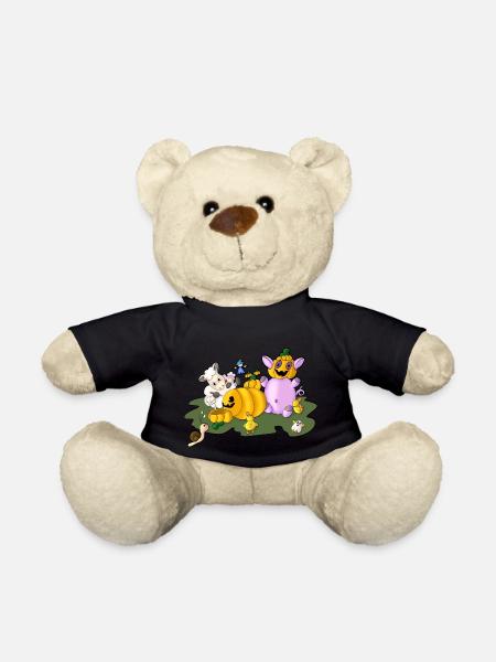 Farm Halloween Party - Teddy Bear - black