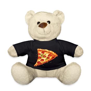 Pizza - Teddy - Schwarz - Vorne