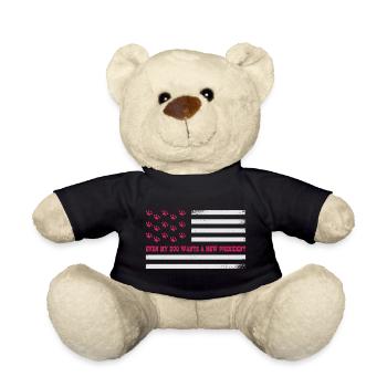 Même mon chien veut un nouveau président - Nounours - noir - Devant