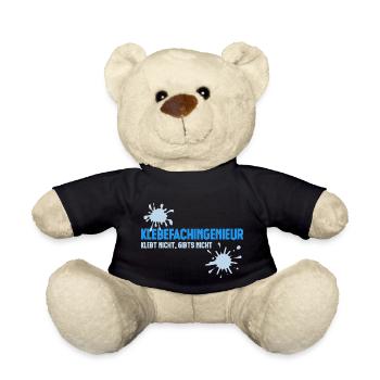 Klebefachingenieur - Prozessingenieur - Kleber - Teddy - Schwarz - Vorne