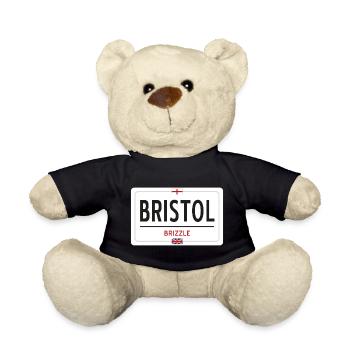Ortsschild von Bristol - Teddy - Schwarz - Vorne