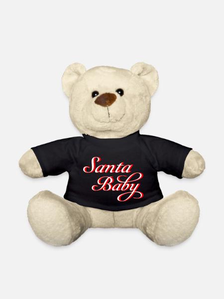 Santa Baby - Teddy Bear - black