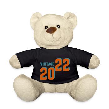 Vintage rétro 2022 - Nounours - noir - Devant