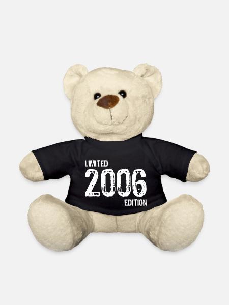 Januar 2006 Mann Frau 18. Geburtstag Limited - Teddy - Schwarz