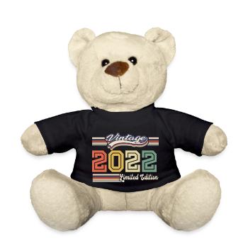 Awesome 2022 Birthday Gift Since 2022 Came - Teddy Bear - black - Front