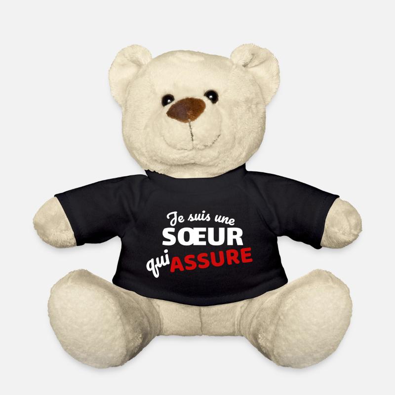 Übernatürliches und verspieltes Kinderzitat - Teddy - Schwarz