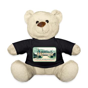 Château de Beauregard in the Loire Valley - Teddy Bear - black - Front