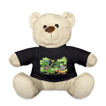 L’AVENTURE VOUS ATTEND - Nounours - noir - Devant