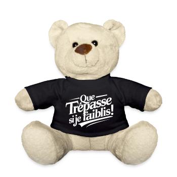 Que trépasse si je faiblis - Nounours - noir - Devant