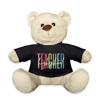 Highschool Lehrer Schule Geschenk - Teddy - Schwarz - Vorne