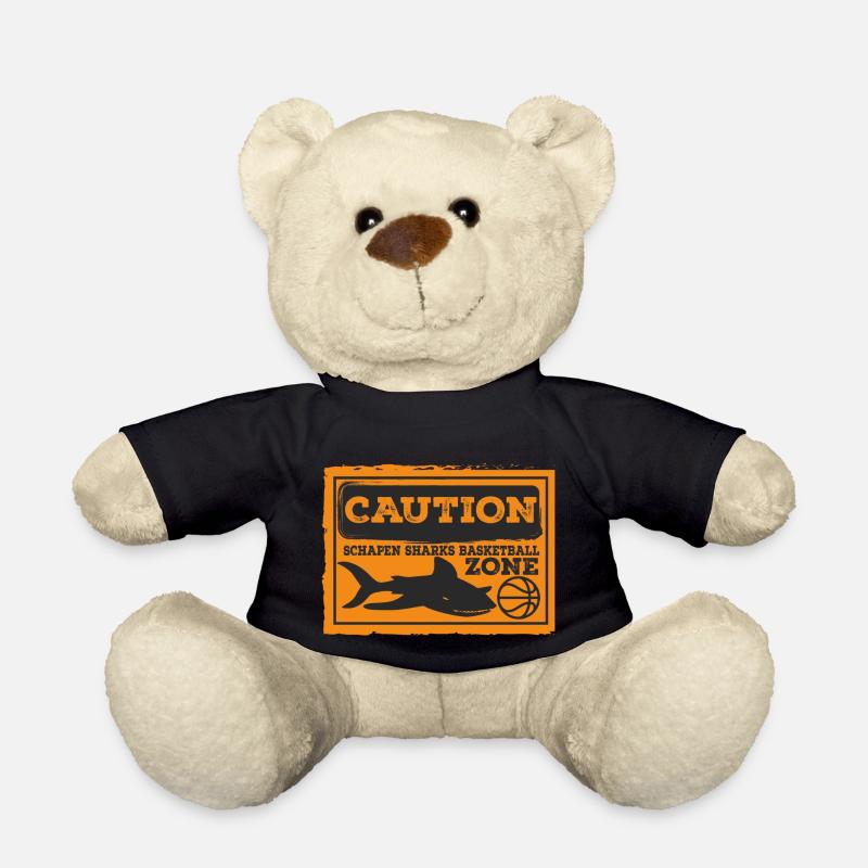 CAUTION SHARKS - Teddy - Schwarz