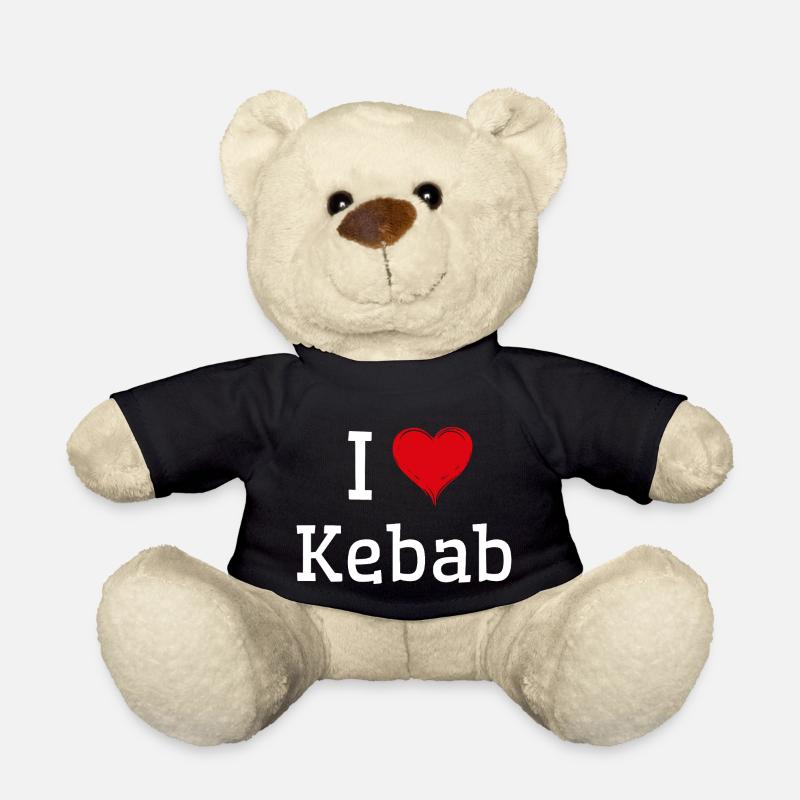 J’adore le kebab - Nounours - noir