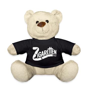 Zigaretten - Deutsche Memes - Teddy - Schwarz - Vorne