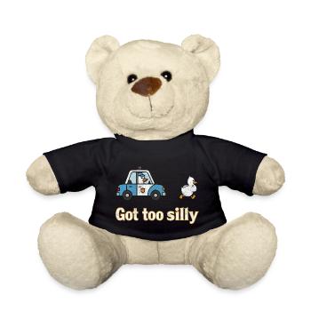 Lustige Gans hat zu albernes Wortspiel Humor Meme - Teddy - Schwarz - Vorne