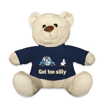 Lustige Gans hat zu albernes Wortspiel Humor Meme - Teddy - French Navy - Vorne