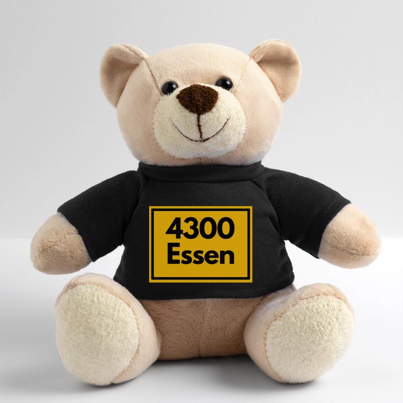Town sign - then retro old zip code 4300 ESSEN Teddy Bear