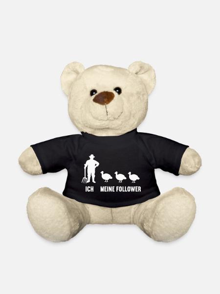 Ich Meine Follower Pute Puten Putenbesitzer - Teddy - Schwarz