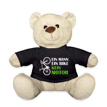 ONE MAN ONE BIKE NO MOTOR Anti E-Bike Road Bike - Teddy Bear - black - Front