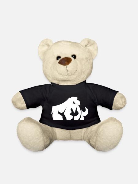 Modernes Mammut – Stylisches Eiszeit-Design - Teddy Bear - black