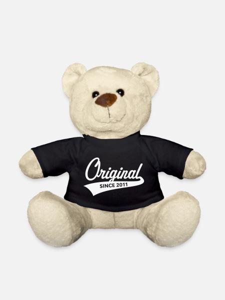 Original Since 2011 (Geburtsjahr, Geburtstag / W) - Teddy - Schwarz