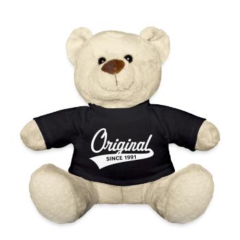 Original Since 1991 (Geburtsjahr, Geburtstag / W) - Teddy - Schwarz - Vorne