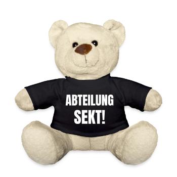 Abteilung Sekt! - Teddy - Schwarz - Vorne