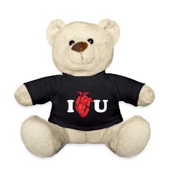 Wahre Liebe als anatomisches Statement - Teddy - Schwarz - Vorne