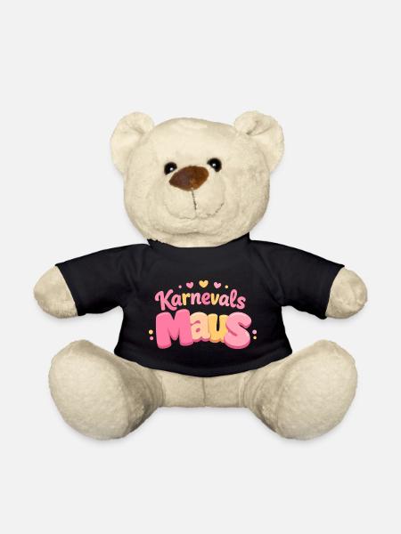 Karnevalsmaus Kölsche Mädsche – Karneval Köln - Teddy - Schwarz