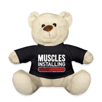 Muscles Installing Fortschrittsbalken Fitness Gym - Teddy - Schwarz - Vorne