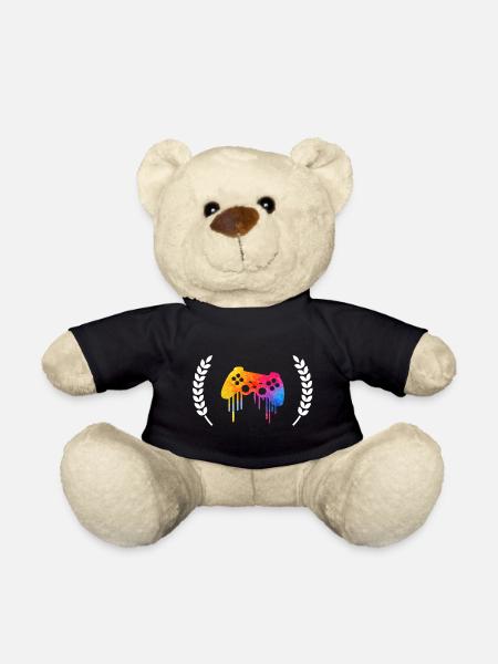 Gamer Crest - Teddy Bear - black