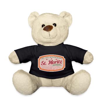 St Moritz Mountain Ski-Marke - Teddy - Schwarz - Vorne