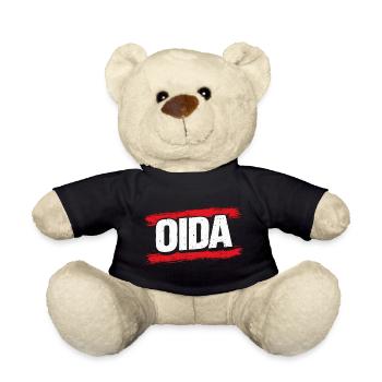 ODA Roter Pinsel Logo - Teddy - Schwarz - Vorne