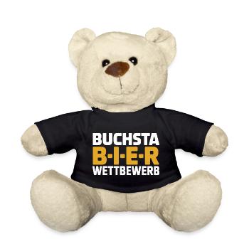 Bier Buchstabierwettbewerb Malle Party JGA Herren - Teddy - Schwarz - Vorne