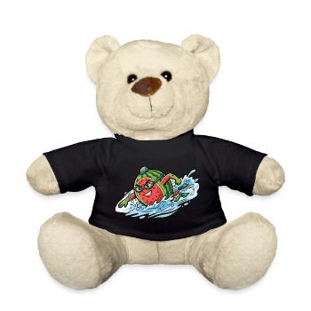 Éclaboussures de pastèque, ambiances de piscine d’été, mesdames - Nounours - noir - Devant