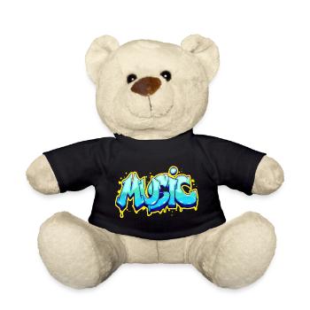 Music - Teddy Bear - black - Front