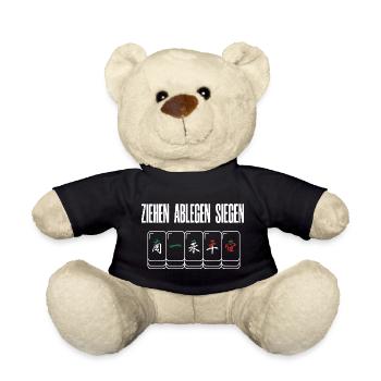 Ziehen Ablegen Siegen - Teddy - Schwarz - Vorne