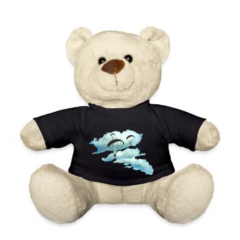 wolkenstraße paragliding - Teddy Bear - black - Front